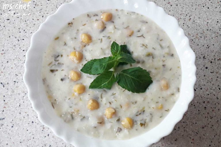 طرز تهیه آش دوغ اردبیل - ash e doogh - خانم سر آشپز - mschef