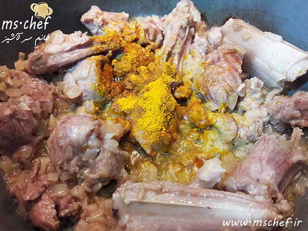 طرز تهیه قیمه نثار قزوین مرحله به مرحله - خانم سرآشپز - mschef