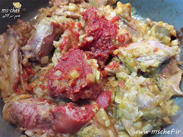 طرز تهیه قیمه نثار قزوین مرحله به مرحله - خانم سرآشپز - mschef