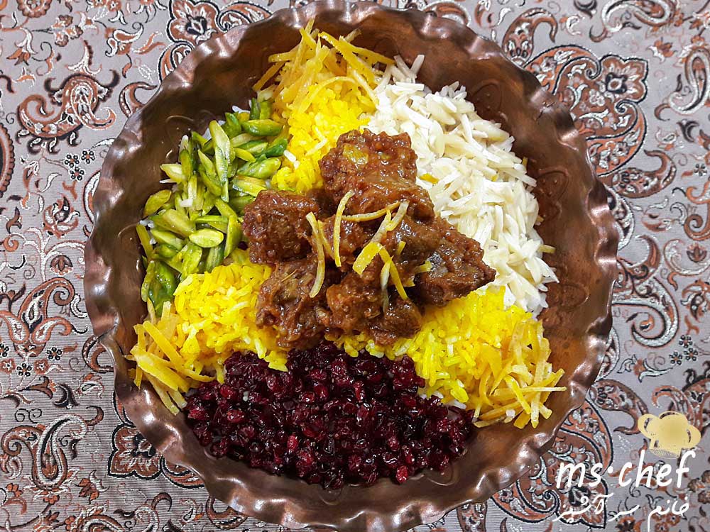 gheymeh-nesar طرز تهیه قیمه نثار قزوین مرحله به مرحله - خانم سرآشپز - mschef