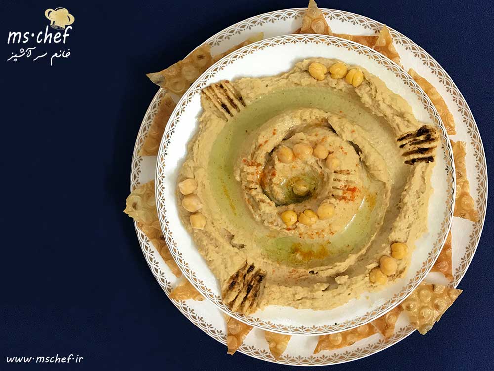 hummus-mschef-01 طرز تهیه حمص لبنانی + خانم سرآشپز + mschef