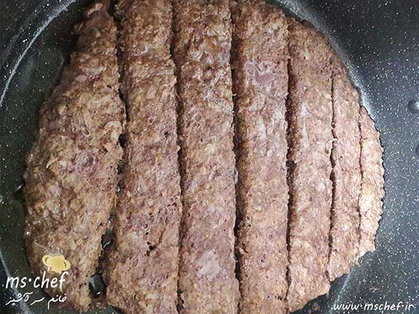 طرز تهیه کباب تابه ای - خانم سرآشپز - mschef