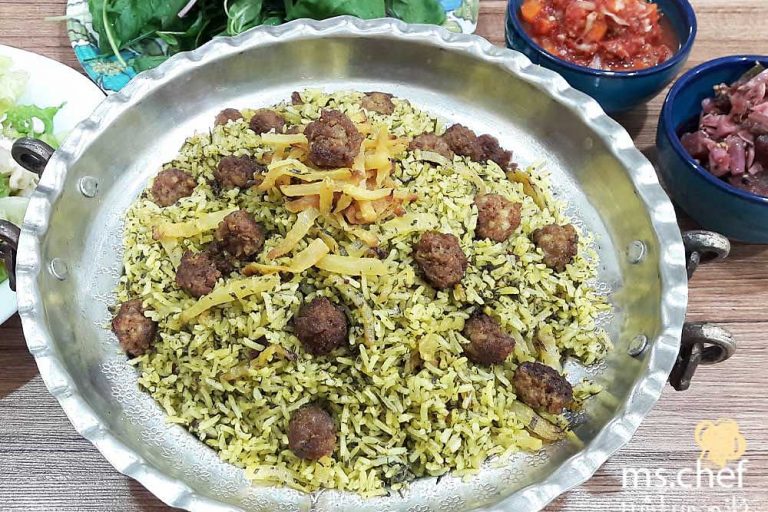 طرز تهیه کلم پلو شیرازی اصیل - خانم سرآشپز - mschef