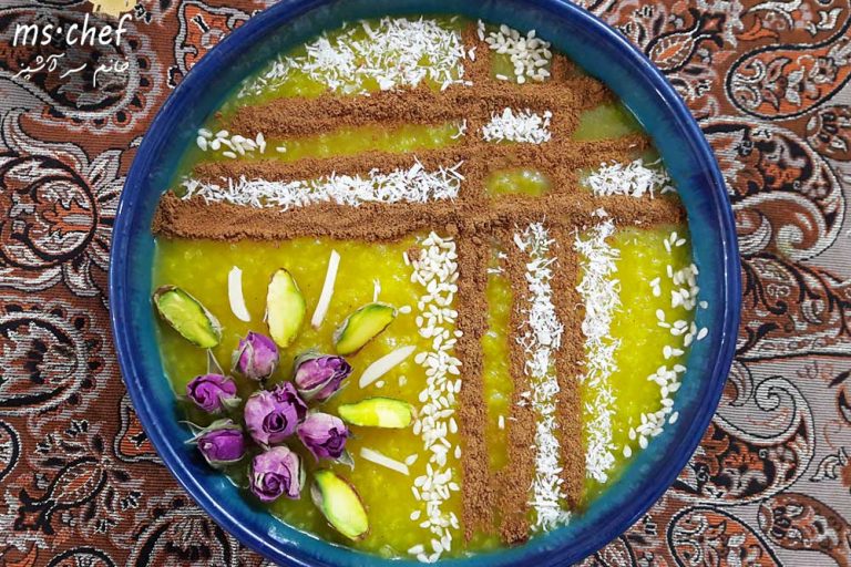 طرز تهيه شله زرد - خانم سرآشپز - mschef