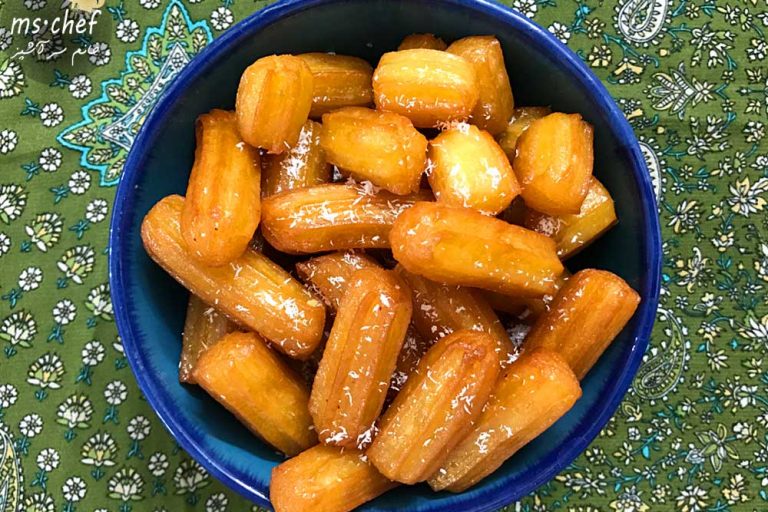 طرز تهیه بامیه خانگی - bamiye - خانم سرآشپز - mschef