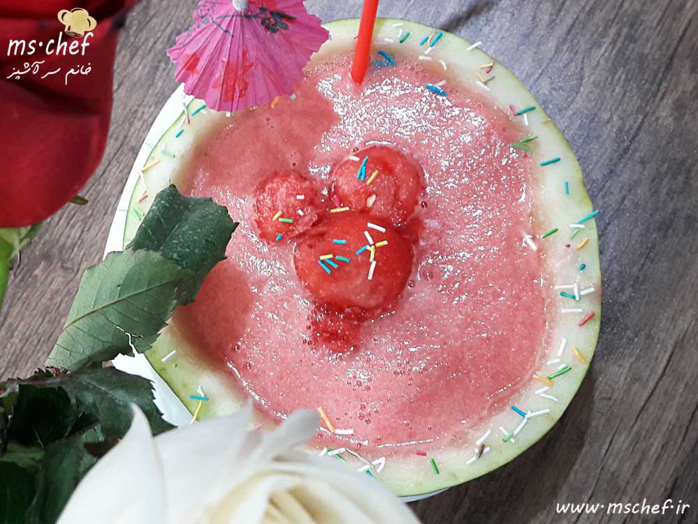 ab-hendevaneh-mschef-02 طرز تهیه آب هندوانه + خواص هندوانه + ab hendevaneh + خانم سرآشپز + mschef