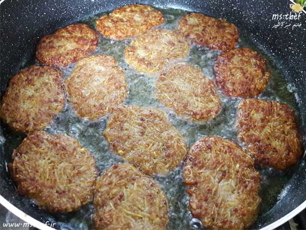 طرز تهیه کتلت گوشت با سیب زمینی - kotlet goosht - خانم سرآشپز - mschef