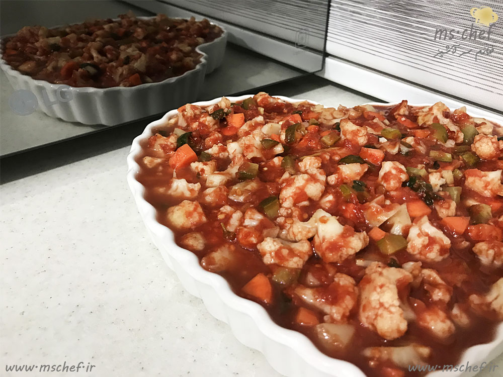 طرز تهیه ترشی گوجه مشهدی ترشی سالاد فصل - torshi goje mashhadi torshi salad fasl - خانم سرآشپز - mschef